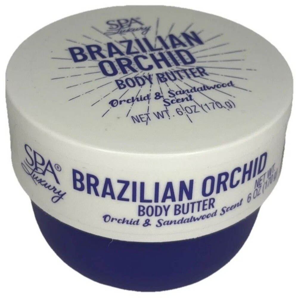 SPA Luxury—Brazilian Orchid Body Butter—6 oz—Orchid & Sandalwood New